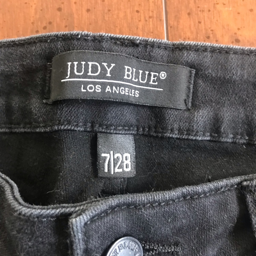 Judy Blue Womens Capri‎ Black Jeans-Size 7/28 - Picture 3 of 9